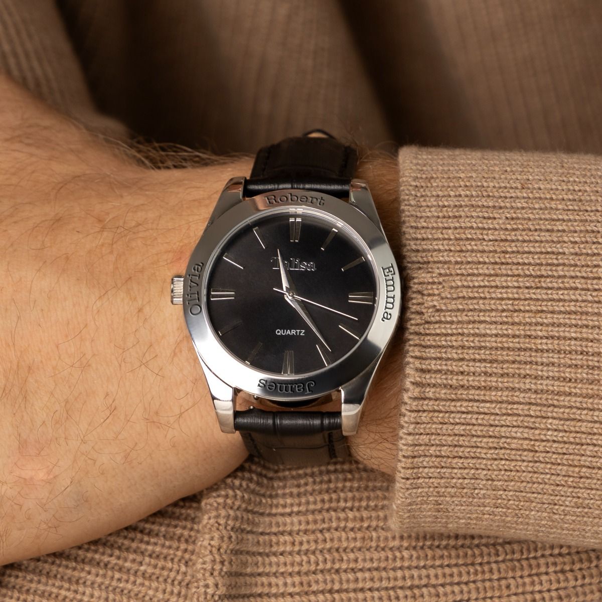 Silver Eclipse - Men Watch