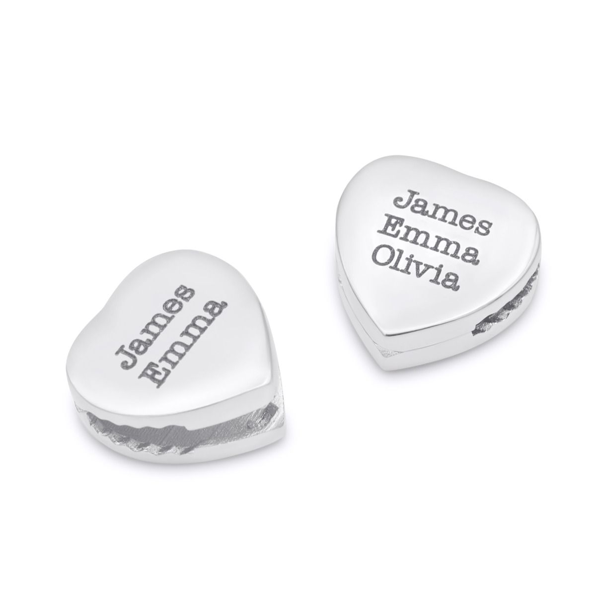 Herz Anhänger für Verzauberte Charms Milanaise Kette [Sterlingsilber]