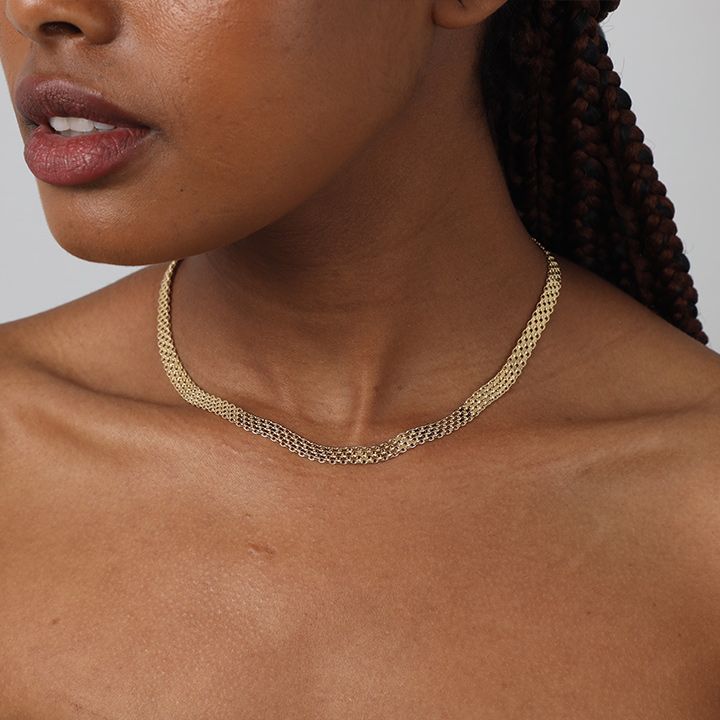 Classic Milanese Necklace [18K Gold Plated]