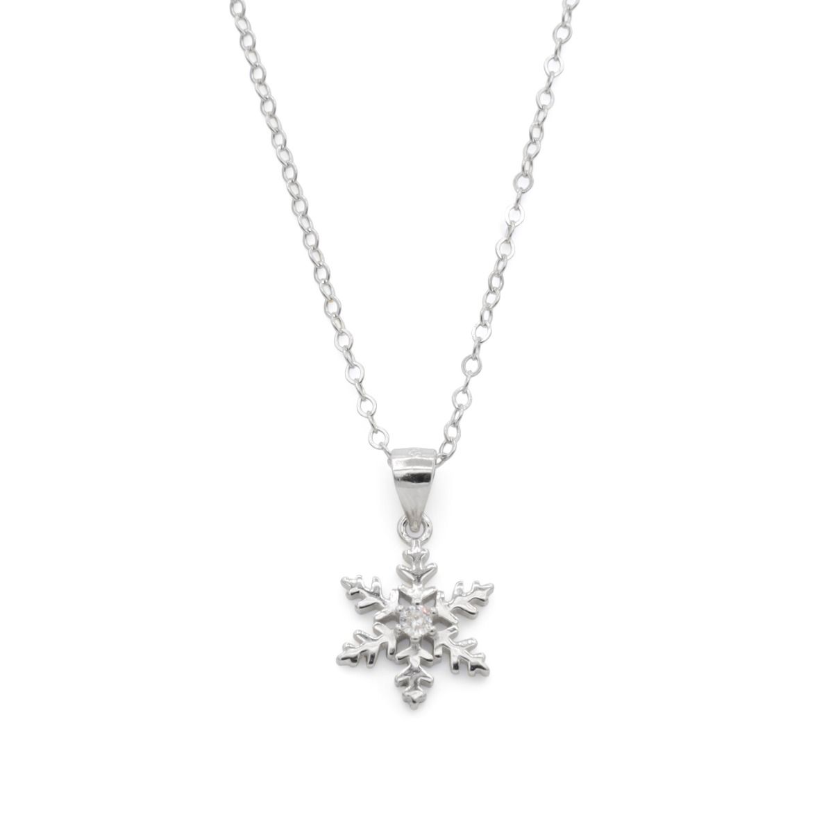 Snowflake Necklace in Silver - Christmas Gift for Her - Talisa