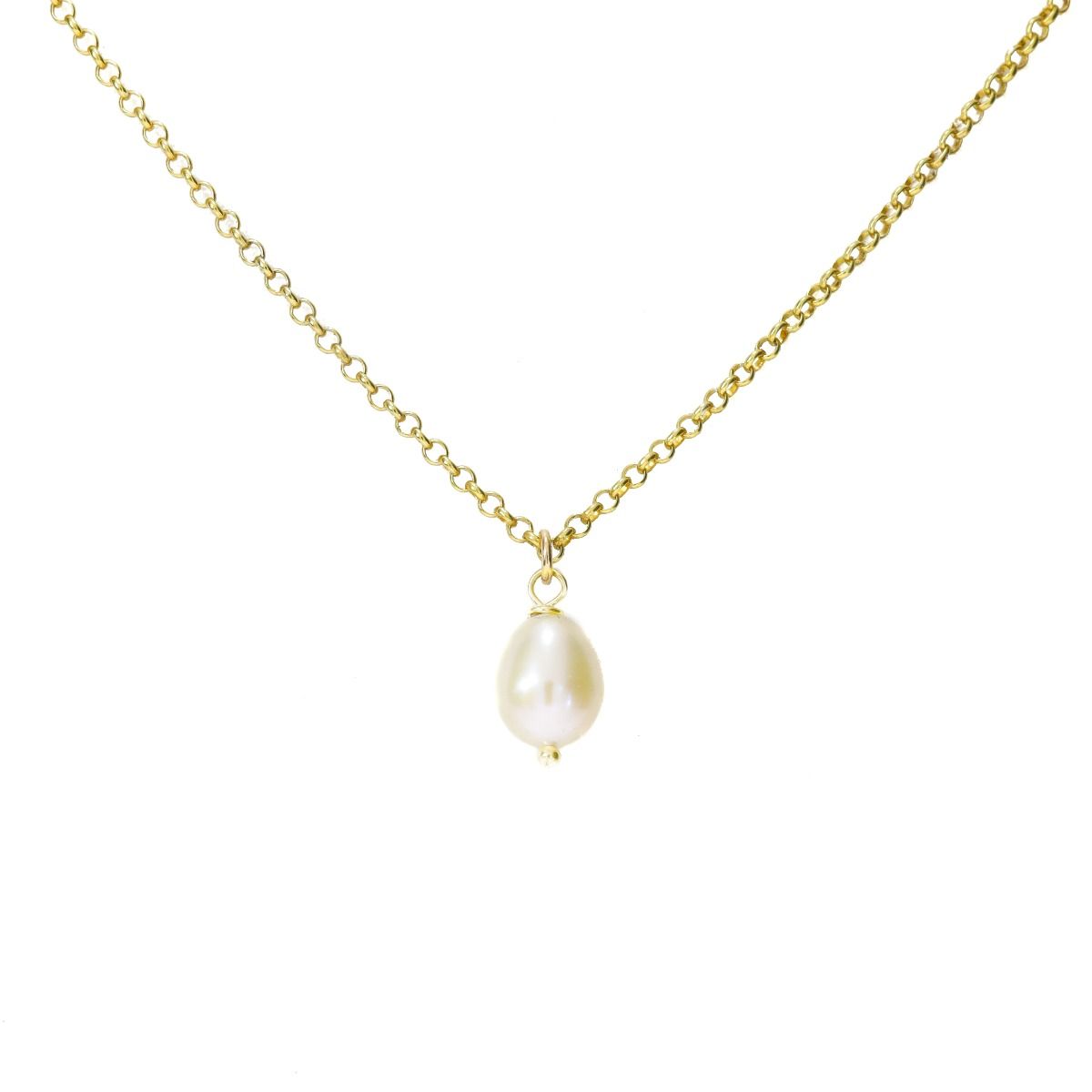 Pearl Necklace [Gold Plated]