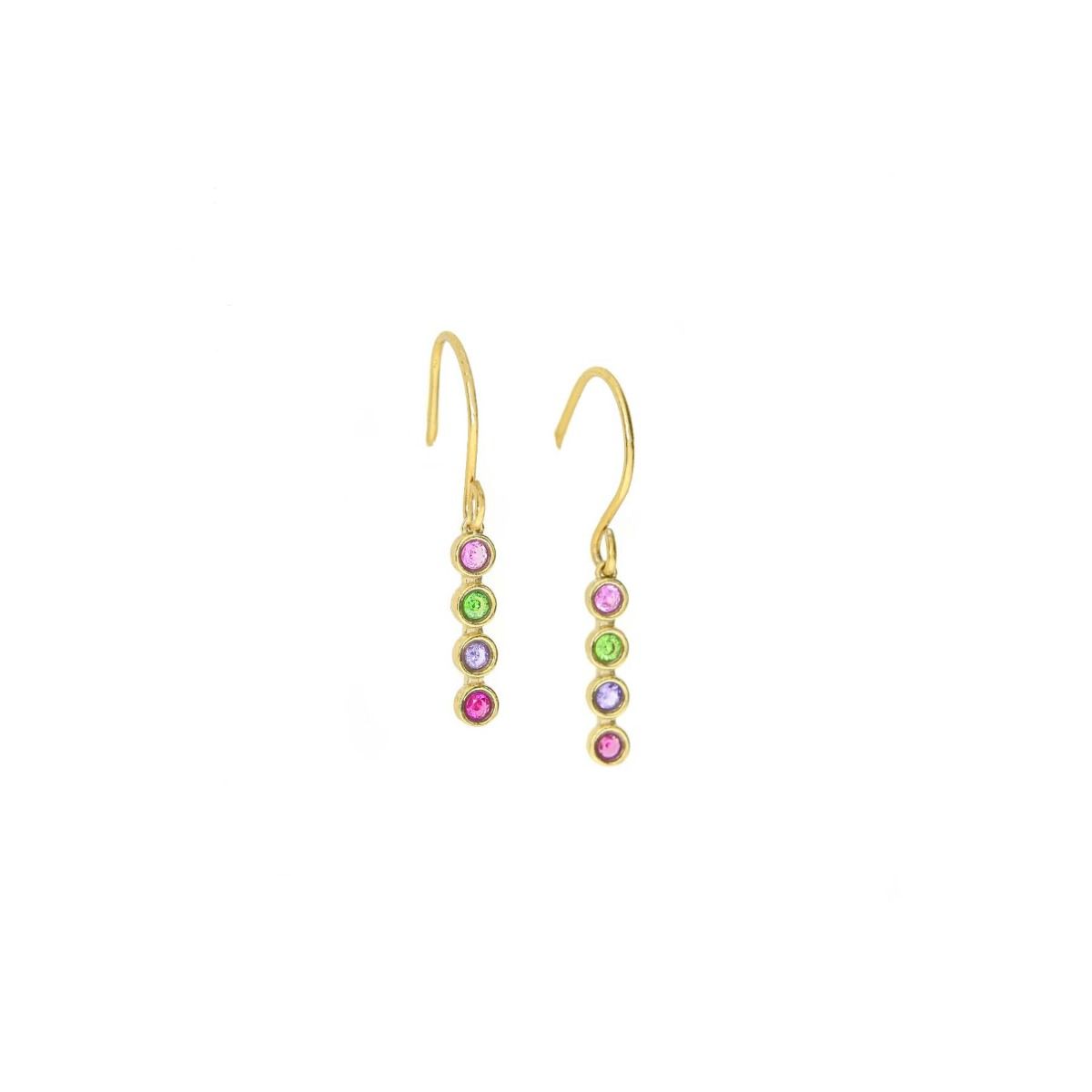 Talisa Stars Drop Earrings [Gold Plated]
