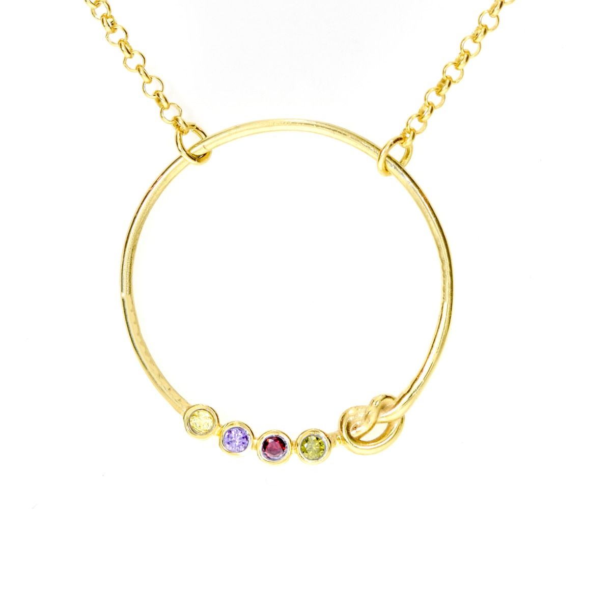 Ties Of Love Necklace [Gold Plated]