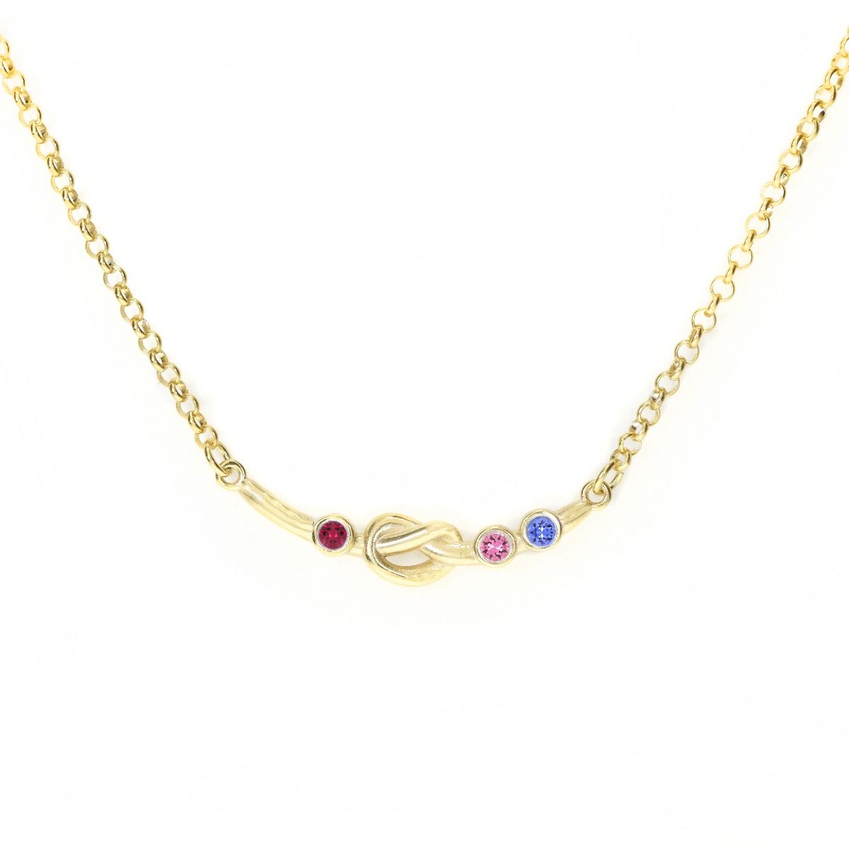 Ties Of Love Necklace Horizontal [Gold Plated]