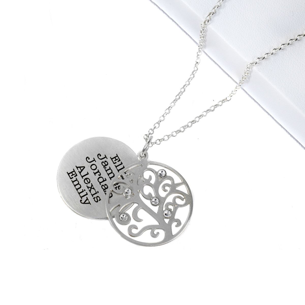 Collier Arbre de l'Unité Personnalisé [Argent 925]