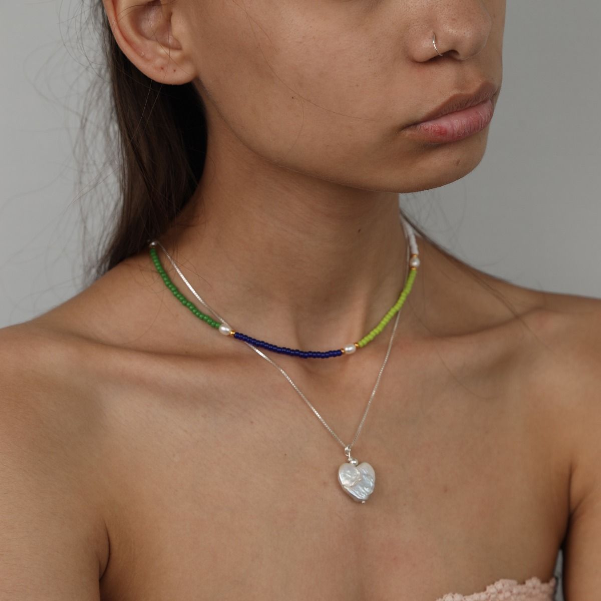 [TATIANA] 21FW新作☆韓国☆Tropical Pearl Necklace Designer fashion, Seoul-fully created | W Concept