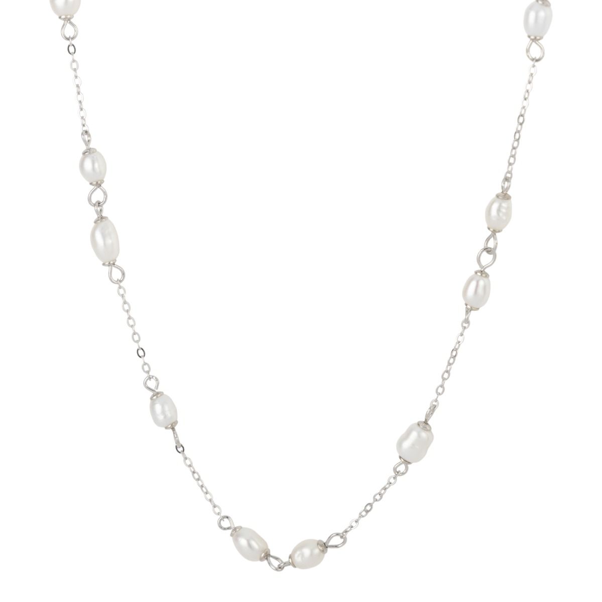 Bubble Pearl Necklace [Sterling Silver]