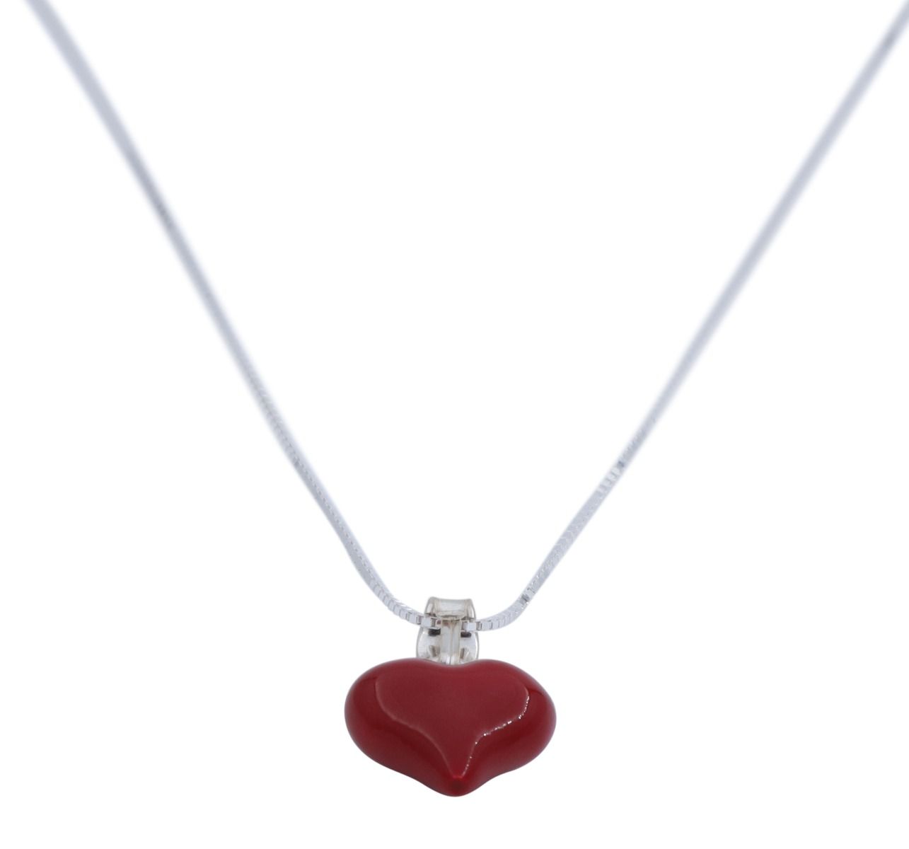 Crimson Heart Necklace [Sterling Silver]