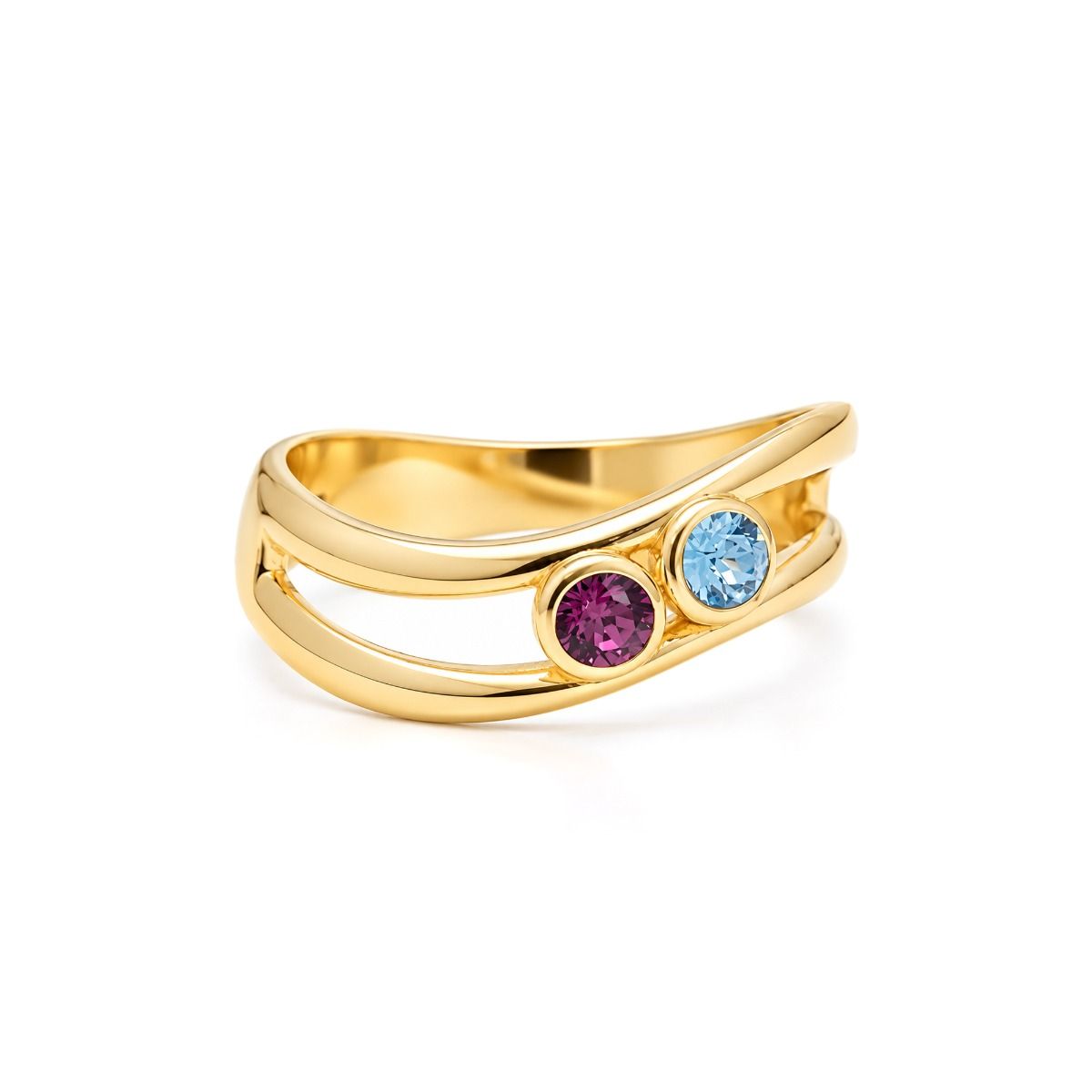 Love Tides Birthstone Ring [18K Gold Vermeil]