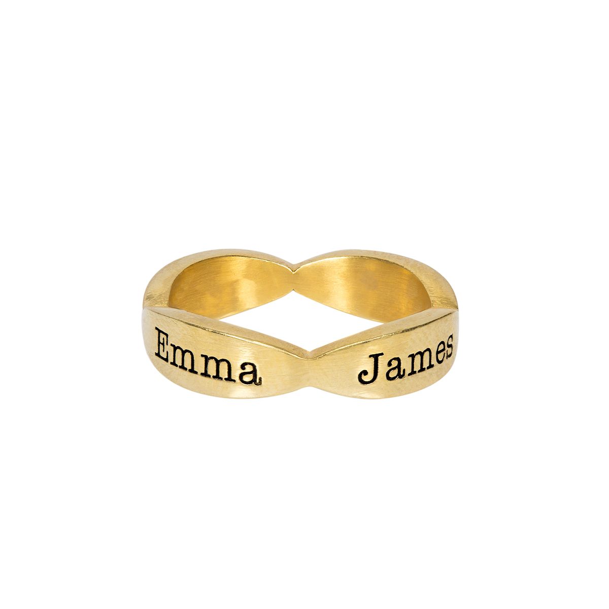 Anello Bocciolo con Nome [Placcato Oro 18kt]