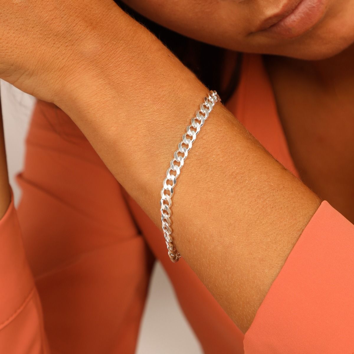 Classic Curb Chain Bracelet [Sterling Silver]