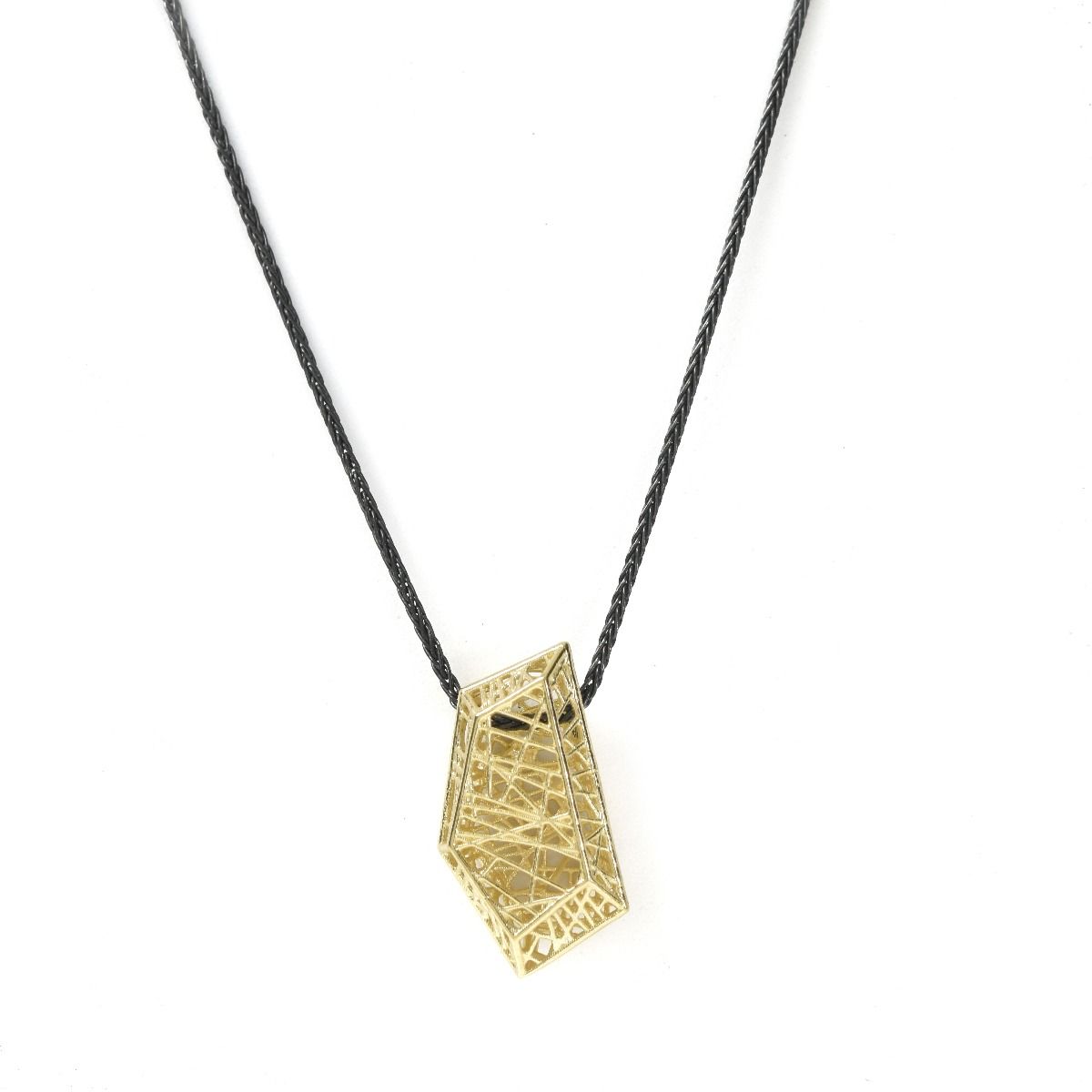 Lebensfaden Pentagon Halskette [417er Gold]