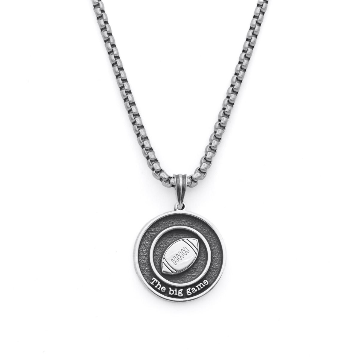 Big Game Personalized Necklace - Sterling Silver