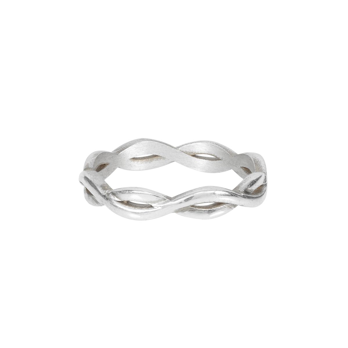 Unendliche Welle Ring [Sterlingsilber]
