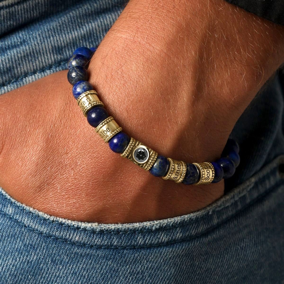 Herzensbindungen Armband aus Howlith [Sterlingsilber]