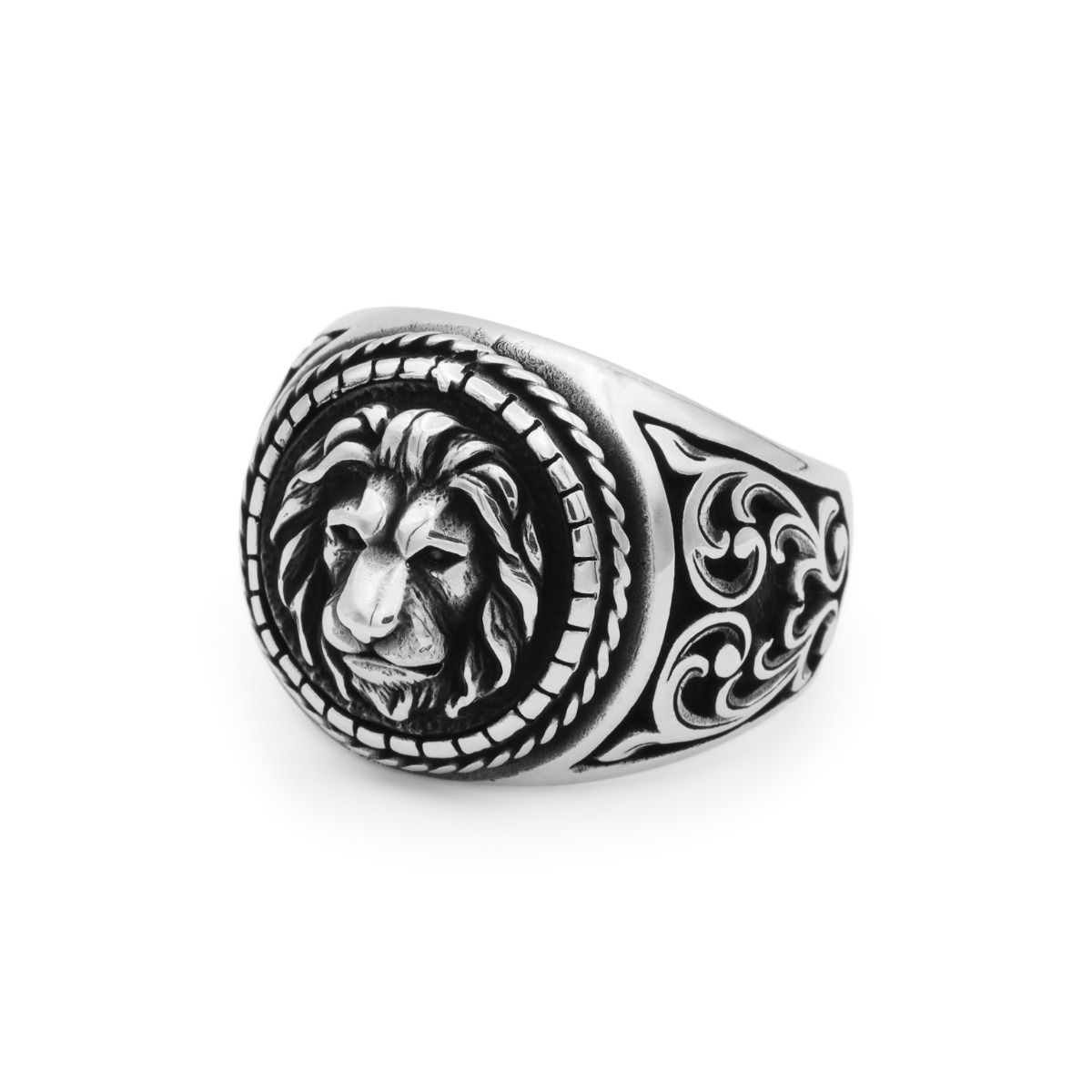 Lionheart Ring for Men (Silver) - Talisa