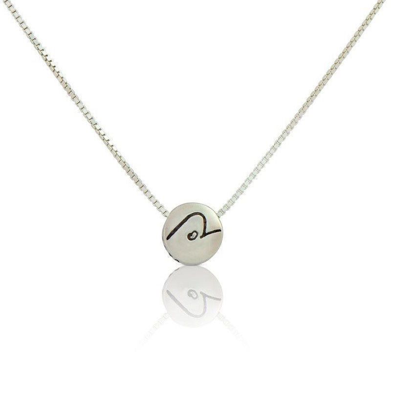 BE PURE - Sterling Silver Pendant Box Chain Necklace