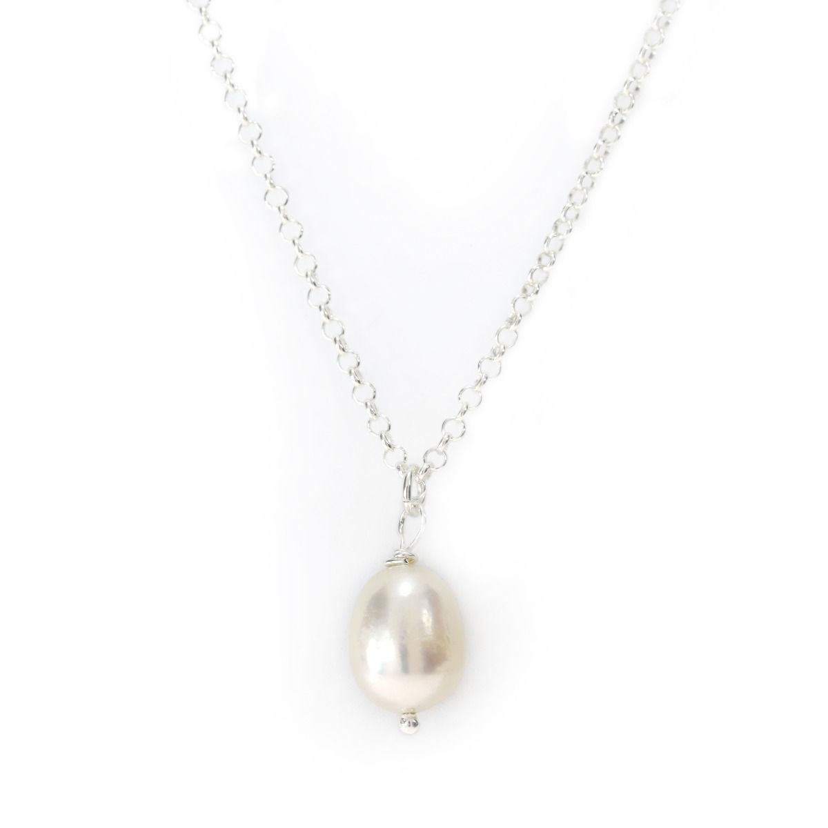 Collana con Perla [Argento 925]