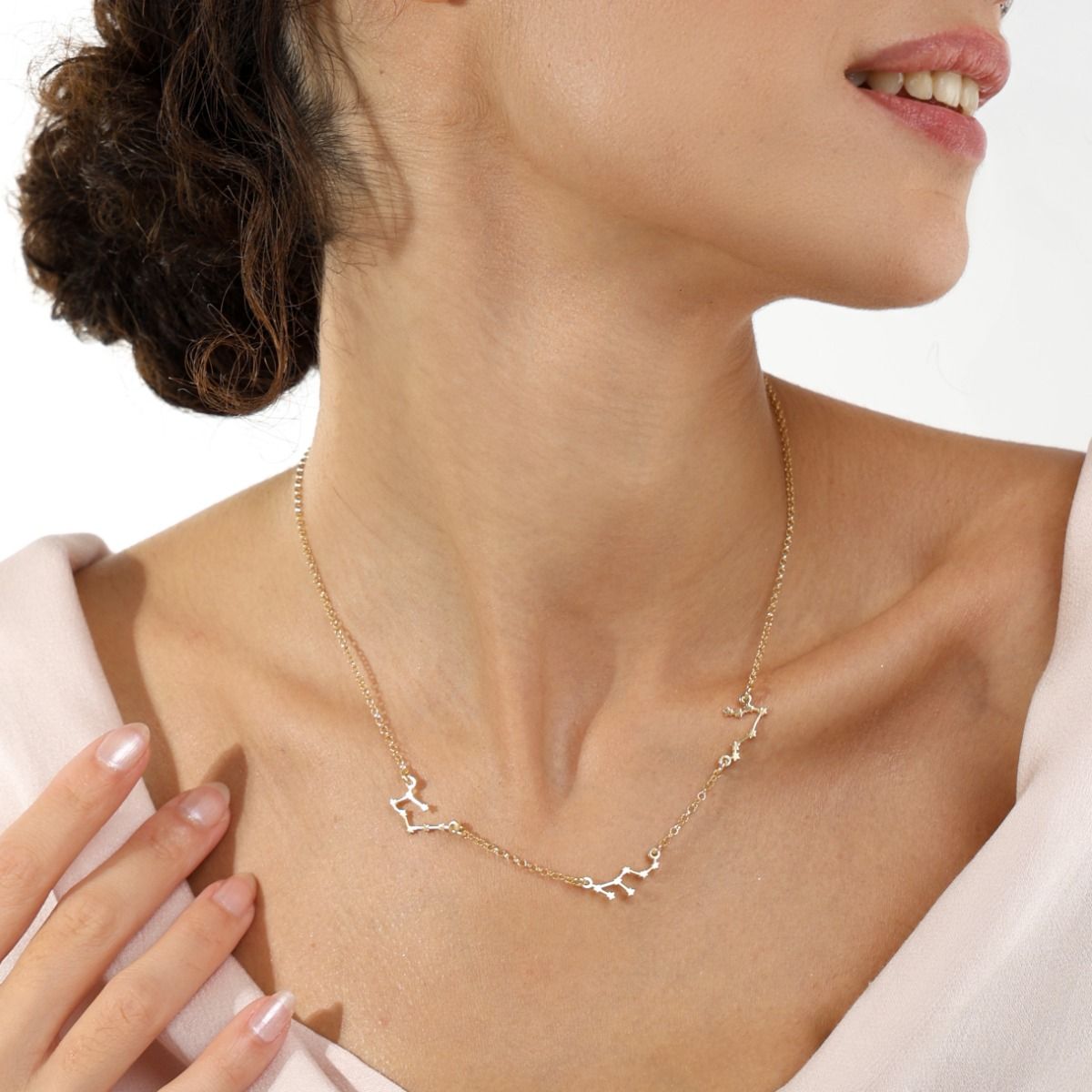 Ella Zodiac Necklace [18K Gold Plated]