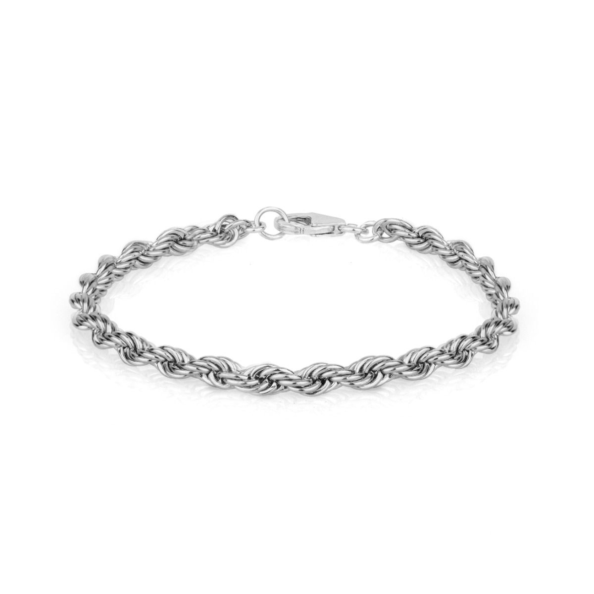 Pulsera Clásica de Cadena de Cuerda [Acero Inoxidable]