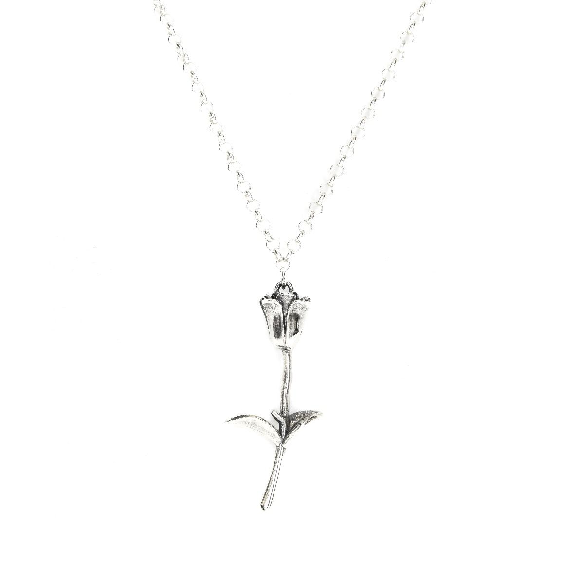 Collier Rose Douce [Argent 925]