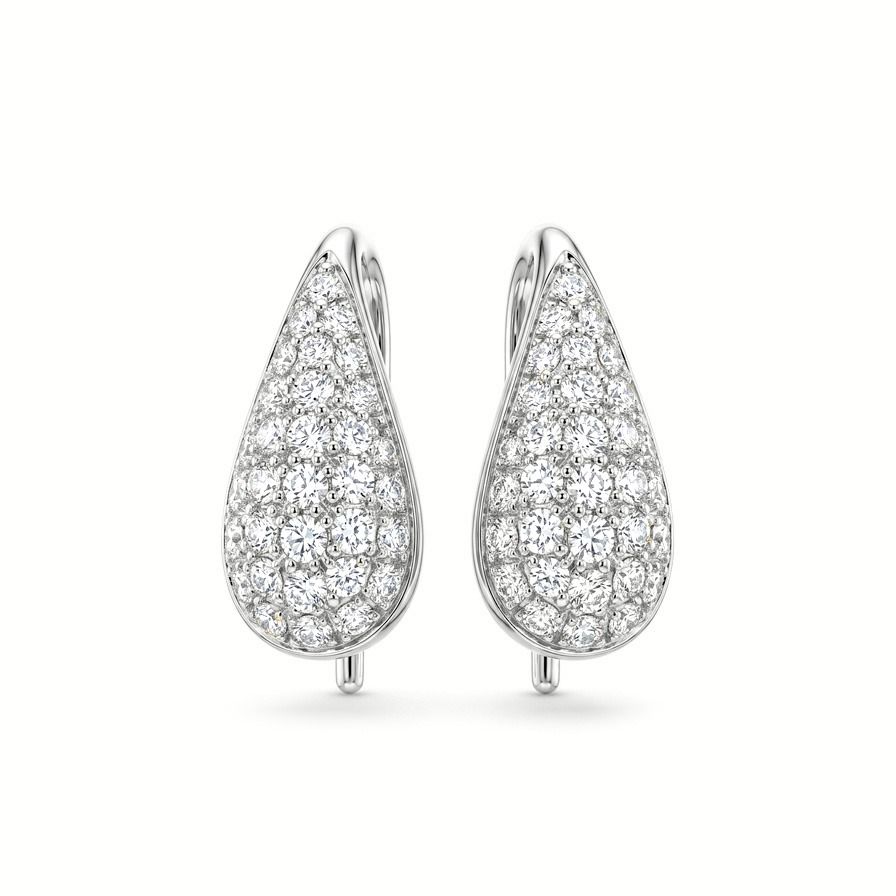 Small Pavé Dôme Earrings