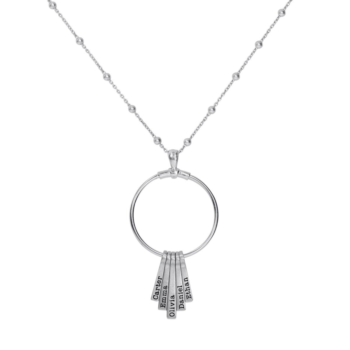 Rays of Light Name Necklace [Sterling Silver]