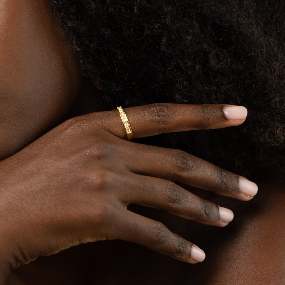 Astra Diamond Ring [18K Gold Vermeil]