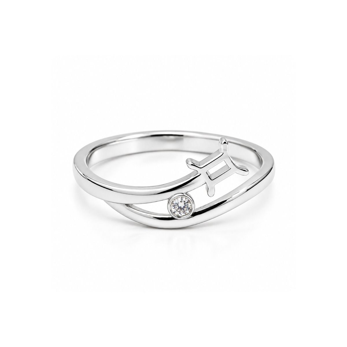 Zodiac Diamond Ring [Silver]