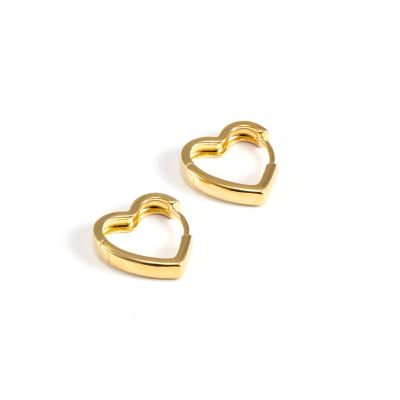 Tender Heart Earrings [18K Gold Vermeil]
