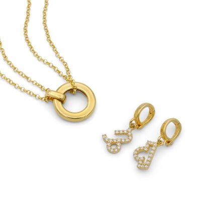 Collana Anna a Doppio Strato [Placcato Oro 18kt] - con i Segni Zodiacali