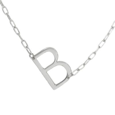 Wees Jezelf Initialen Ketting [Sterling Zilver]