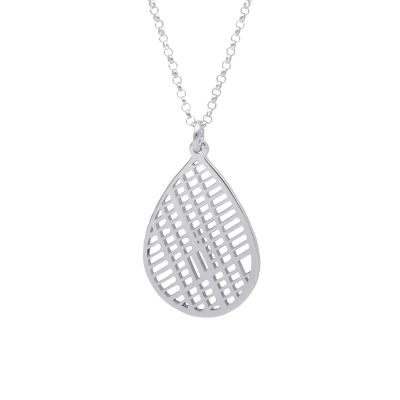 Collana con Mappa Cherished Spot [Argento 925]