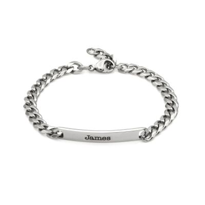 Cuban Link Chain Signature Bracelet