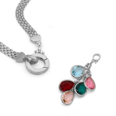 Emma Kreis Geburtsstein Kette [Sterlingsilber]