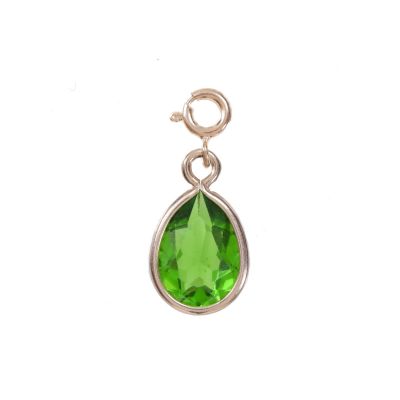 Enchanted Rain Birthstone Charm [Rose Gold Plated]