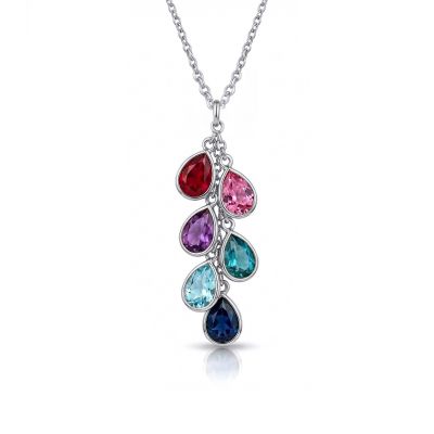 Enchanted Rain Birthstone Necklace [Sterling Silver]