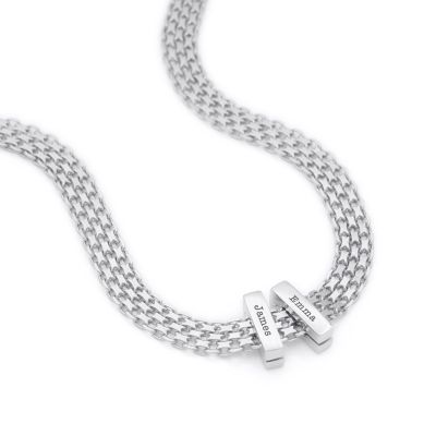 Verzauberte Charms Milanaise Kette [Sterlingsilber]