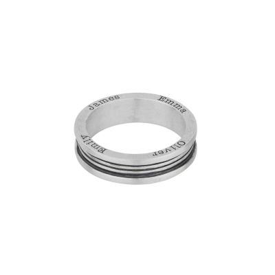 Bague Cercle De Famille avec Prénoms [Argent 925]