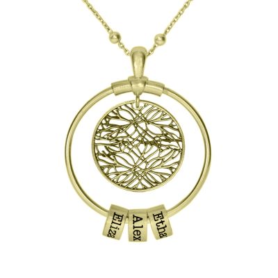 Collier Racines d'Amour avec Noms [Vermeil 18ct]