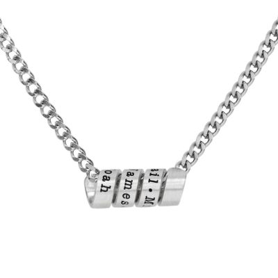 Collana Spirale di Famiglia con Nome - Argento  925