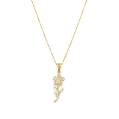 Floral Delight Necklace [18K Gold Plated]