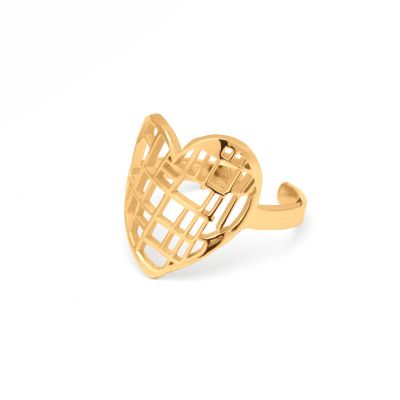 Bague Carte des Liens du Cœur [Plaqué Or 18ct]