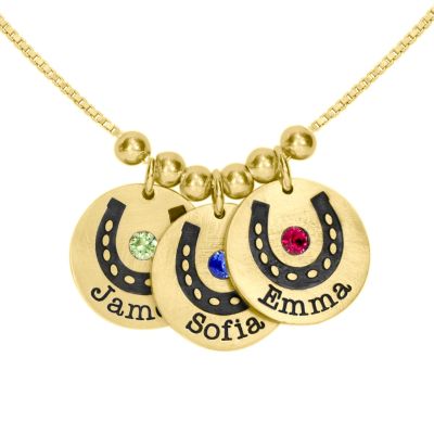 Collana Portafortuna con Nome [Placcata Oro 18kt]