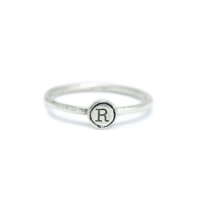 Inspiration Initialenring [Sterlingsilber]