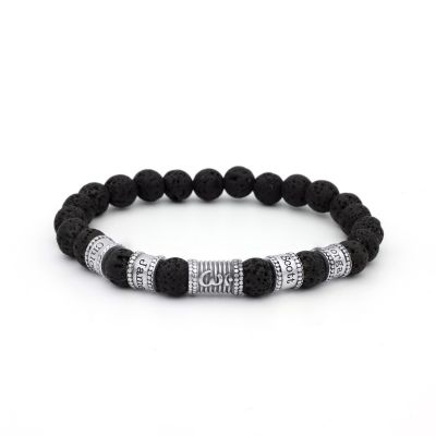 Pulsera Om con Nombres de Lava para Hombres