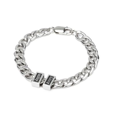 Cuban Link Chain Name Bracelet