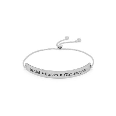 Bracelet Ange Gardien avec Prénoms [Argent 925]