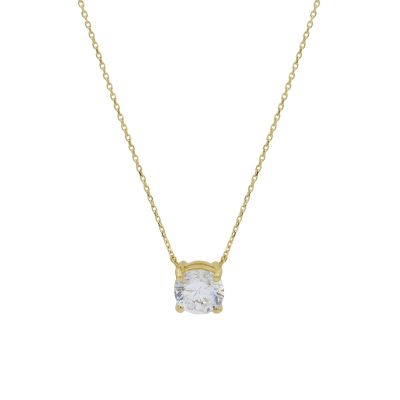 Serene Diamond Necklace [14 Karat Gold]