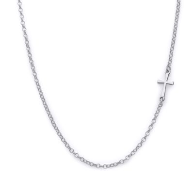 Collier Croix Horizontale [Argent 925]